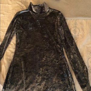 Blue Velvet Urban Outfitters dress